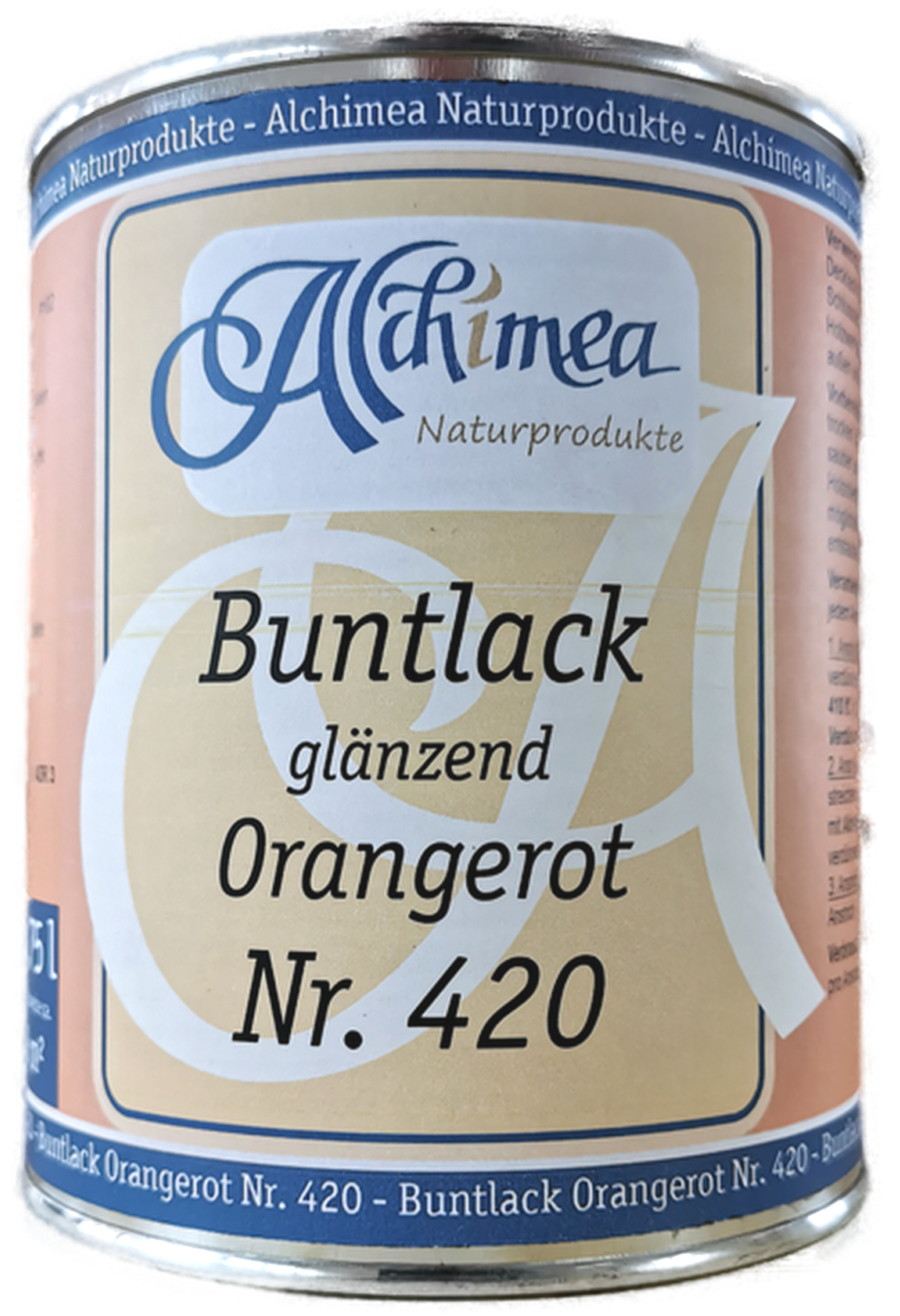 Alchimea Buntlack Orangerot, 0,25 l 
